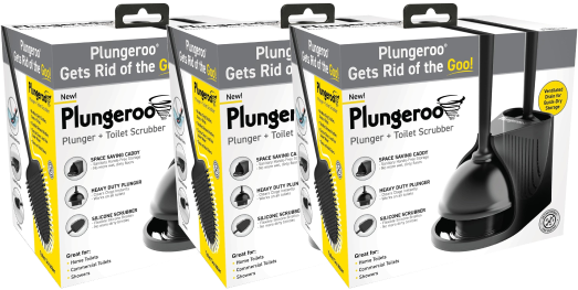 Plungeroo (Plunger + Toilet Scrubber)