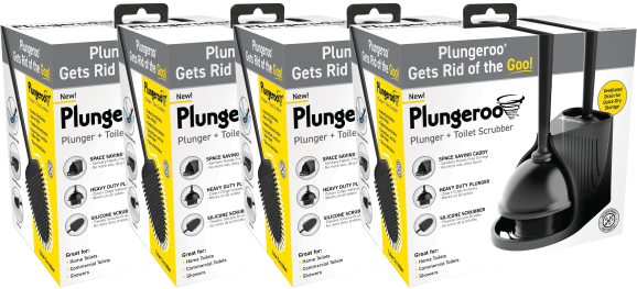 Plungeroo (Plunger + Toilet Scrubber)