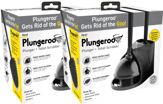 Plungeroo (Plunger + Toilet Scrubber)