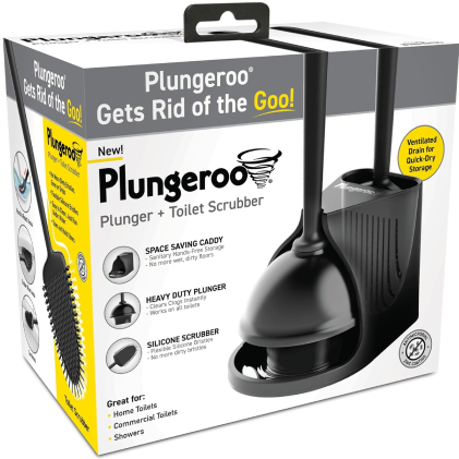 Plungeroo (Plunger + Toilet Scrubber)